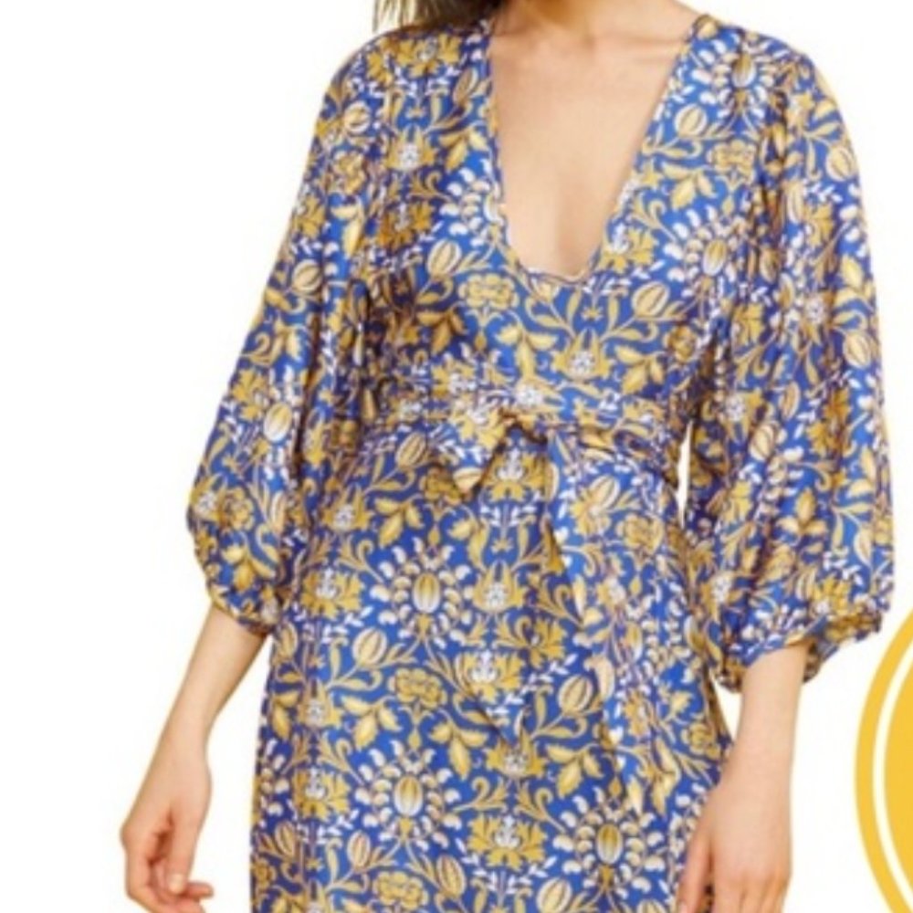 Cynthia Rowley: Daley Tie-Waist Silk Dress